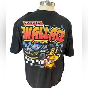 Vintage 90s NASCAR Rusty Wallace XL